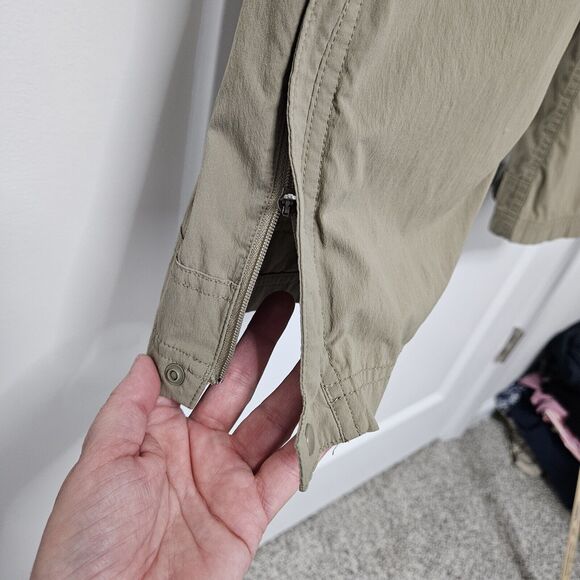 REI Co-op Relaxed Convertible Cargo Pants Mens 40x30 (38x29.5) Tan Zip Off Nylon - Picture 7 of 15